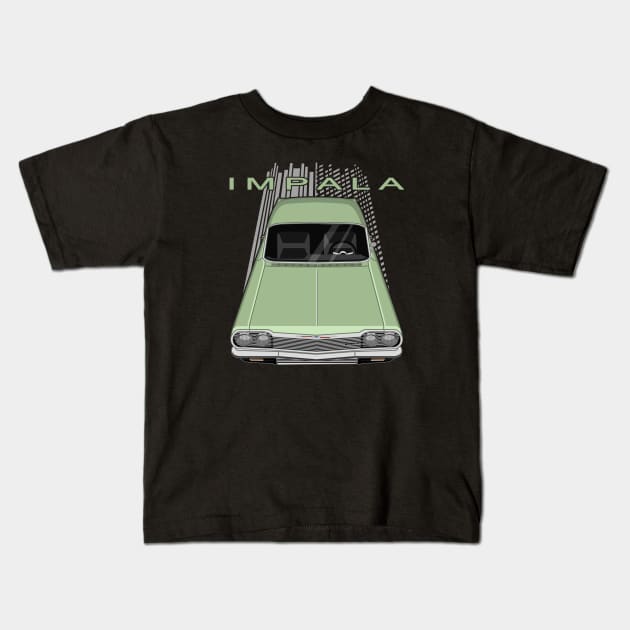 Chevrolet Impala SS 1964 - meadow green Kids T-Shirt by V8social